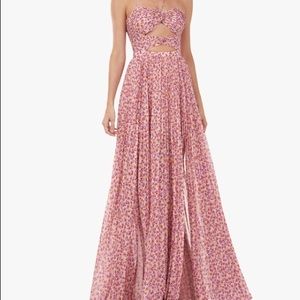 SOLD: NWT AMUR Lana Pleated Maxi Dress/Gown, Sz 6